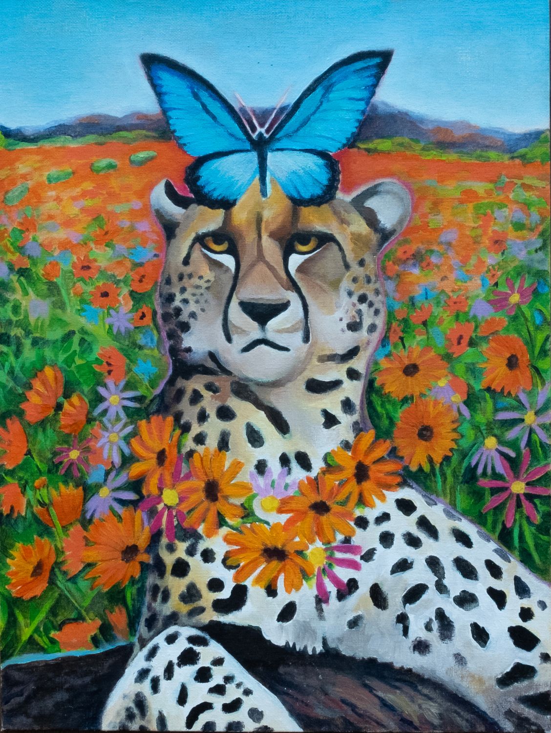 Cheetah Painting