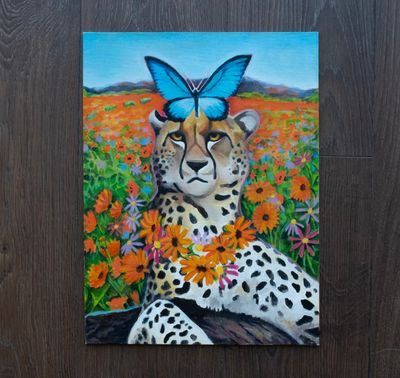 Cheetah Painting