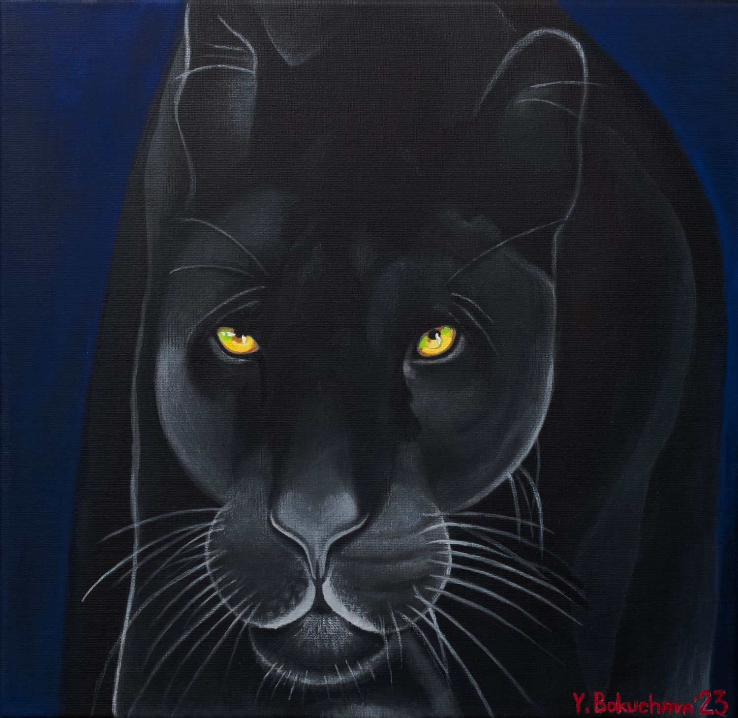 Black Panther Painting