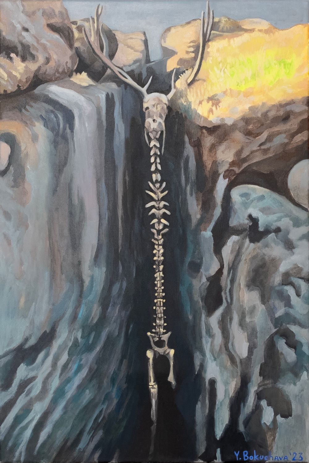 Dead Deer Painting