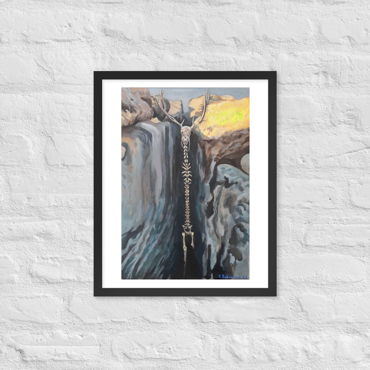 Dead Deer Framed poster