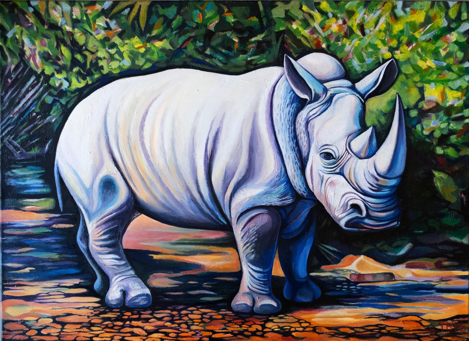 The Female White Rhinoceros (In Her Entirety)