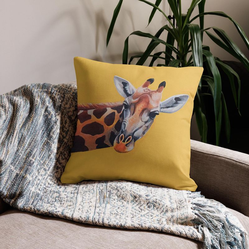 Giraffe Premium Pillow