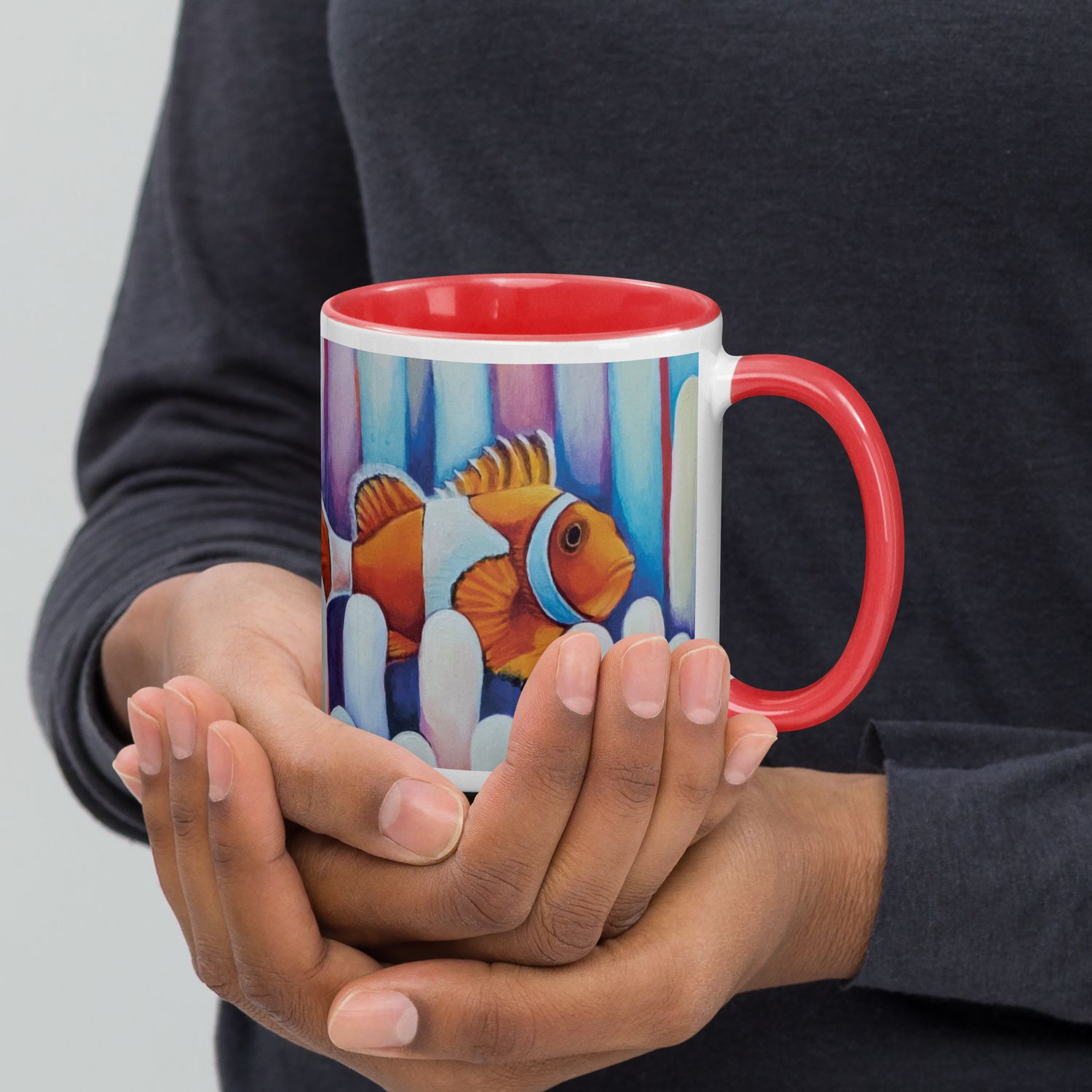 Clownfish Mug with Color Inside