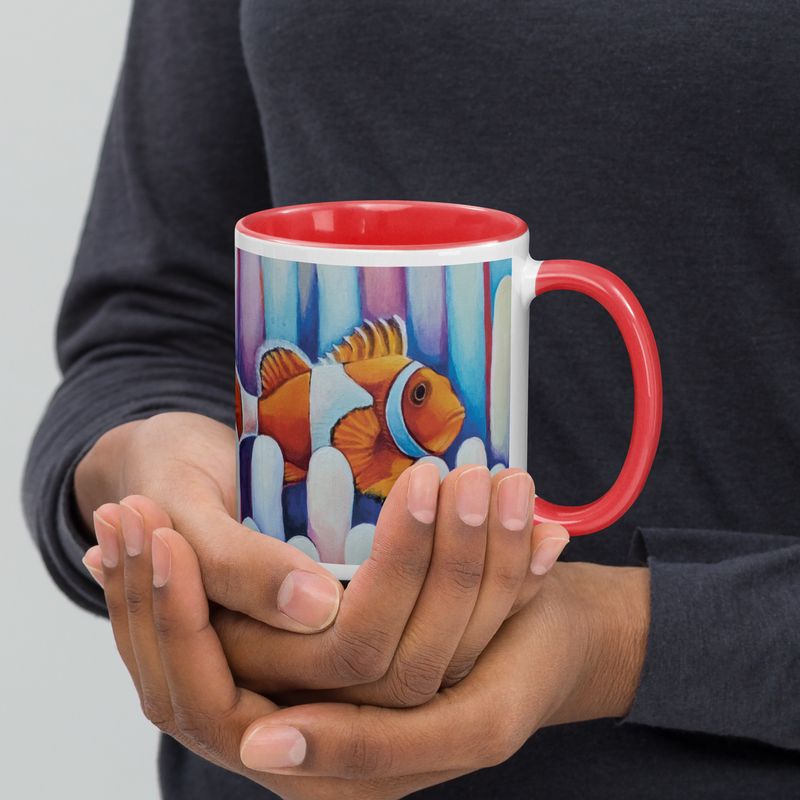Clownfish Mug with Color Inside