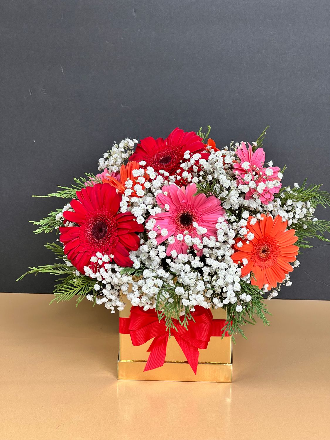 DELICATE  GERBERAS OF VARIOUS