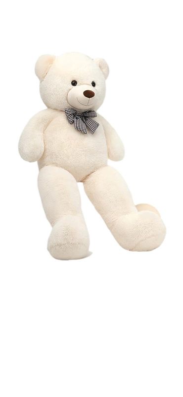 47 INCH WHITE GIANT TEDDY BEAR