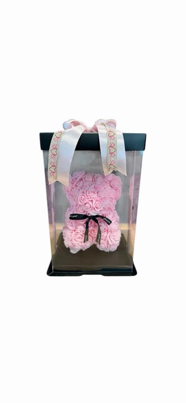 PINK ROSE  BEAR