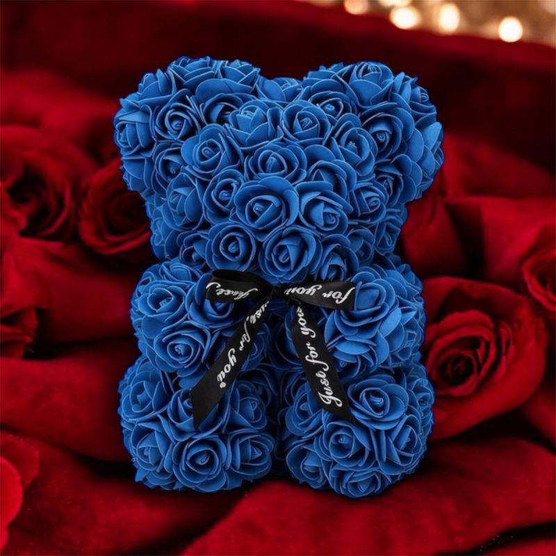 BLUE ROSE  BEAR