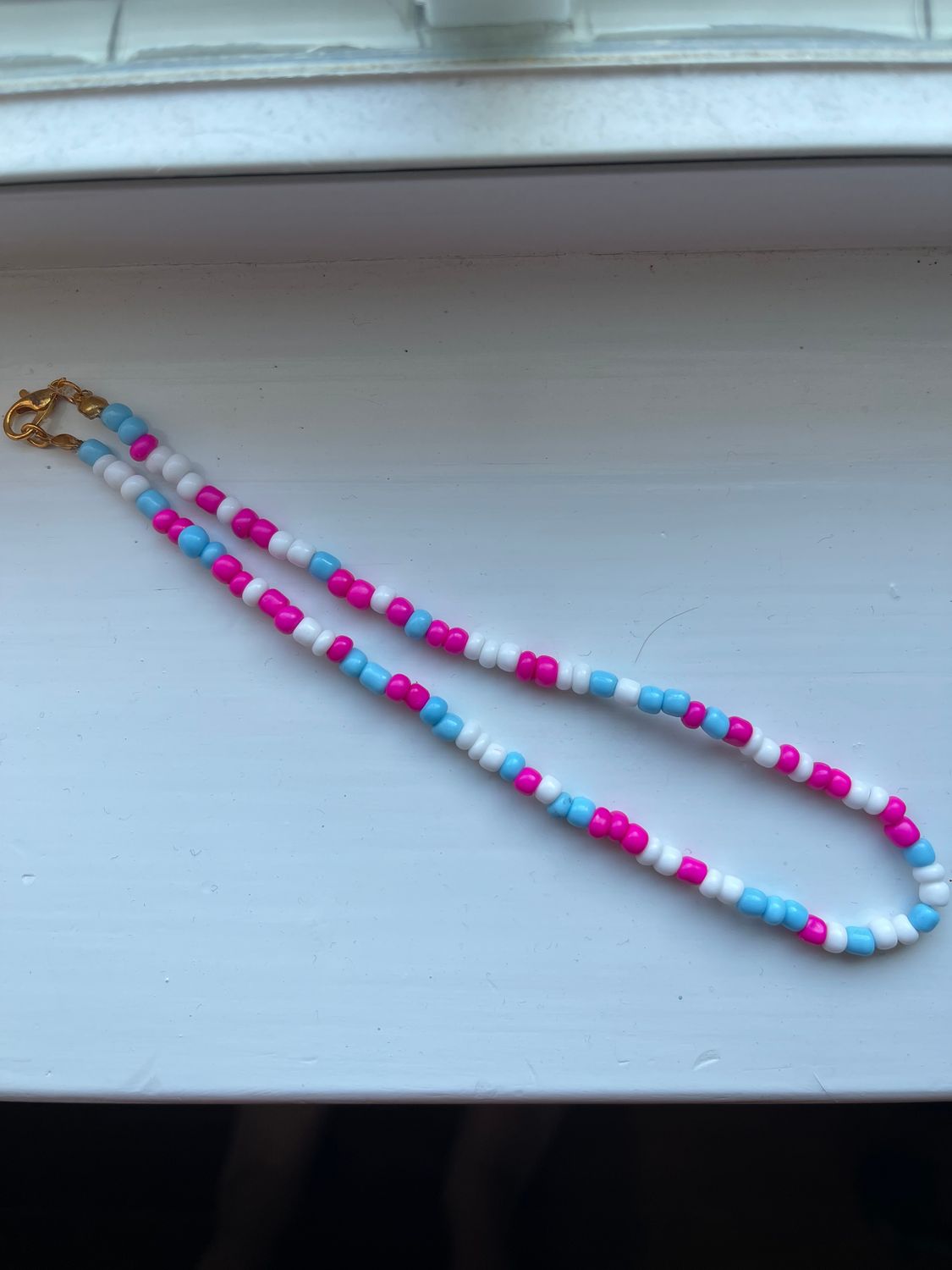 Preppy USA Seed Bead Necklace