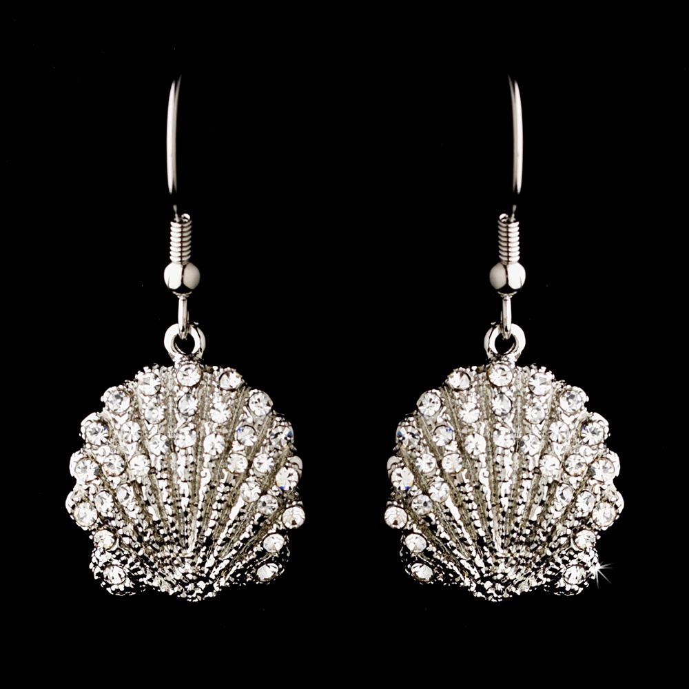 3 PC Seashell Earrings, Necklace and Bracelet Set