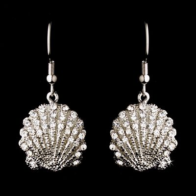 3 PC Seashell Earrings, Necklace and Bracelet Set