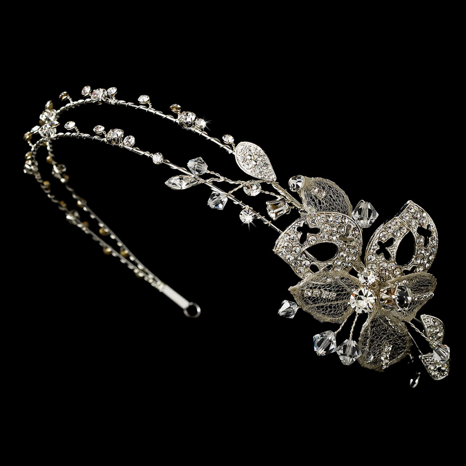 Crystal Side Ornament Headband