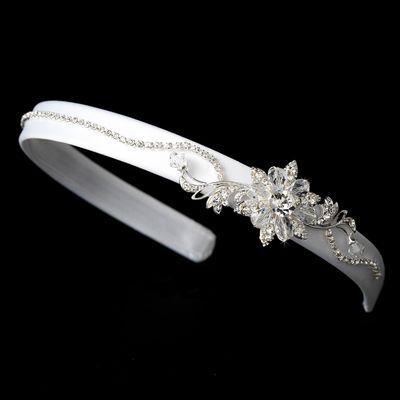 Floral Vine Crystal Bridal Headband