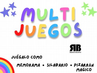 Multijuegos para trabajar la lectoescritura