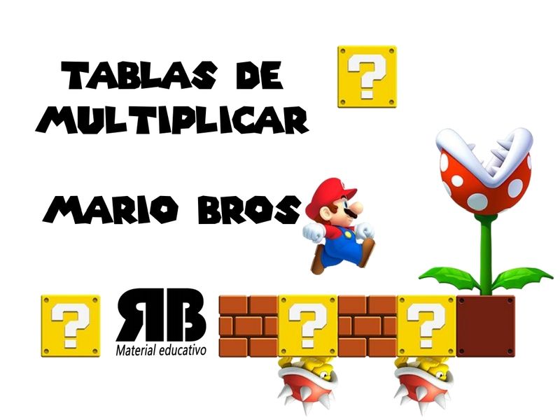 TABLAS DE MULTIPLICAR MARIO