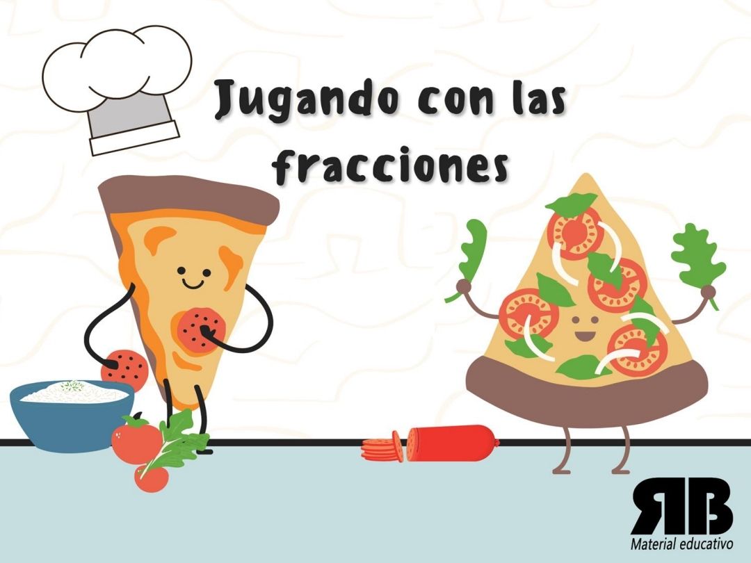 Práctica fracciones con pizza