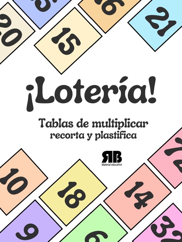 Lotería de tablas de multiplicar