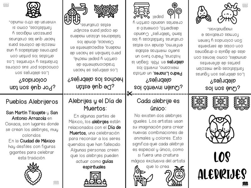 Minilibro &quot;los alebrijes&quot;