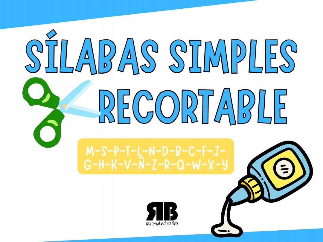 Recortable sílabas simples