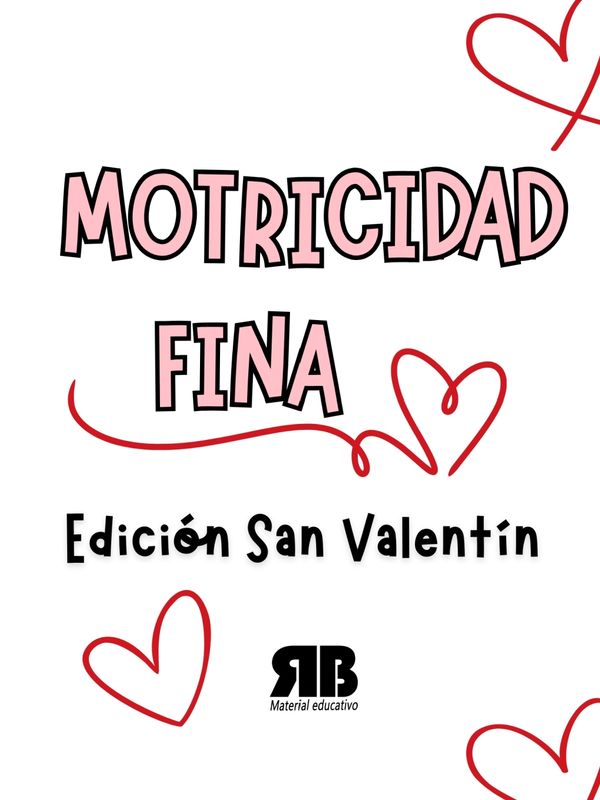 Motricidad Fina Edición San Valentin