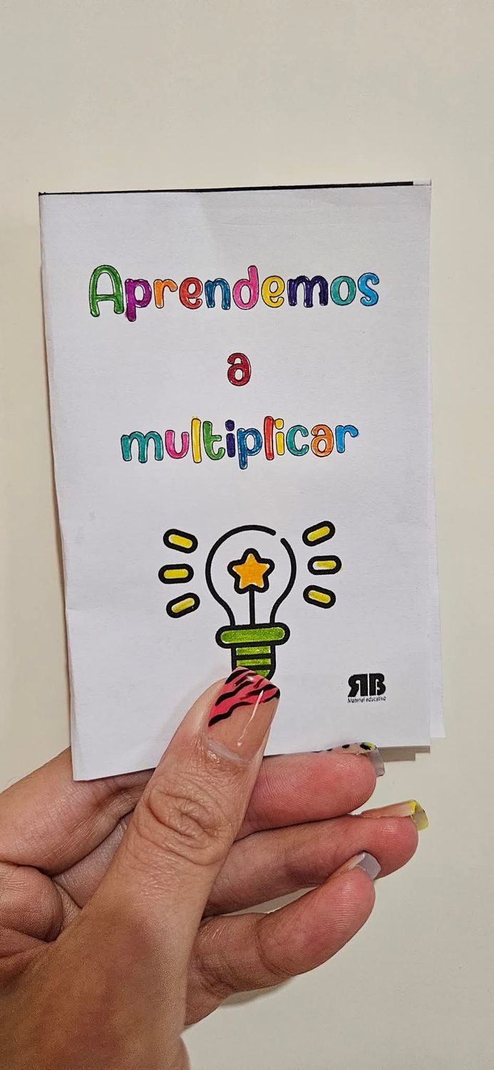 Minilibro aprendiendo a multiplicar