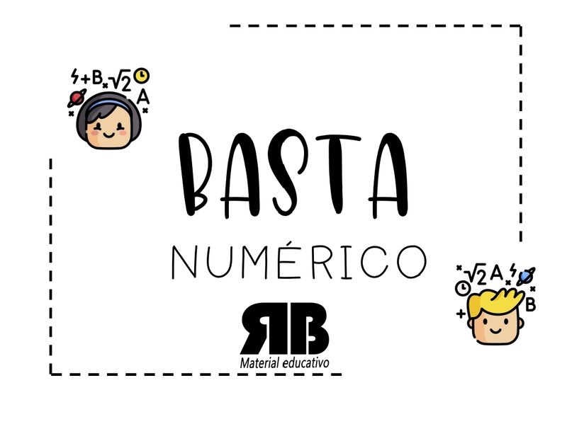 Basta numérico 3ro, 4to, 5to y 6to