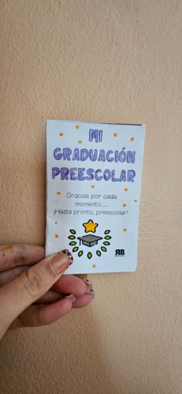 Minilibro &quot;Mi graduación de preescolar&quot;