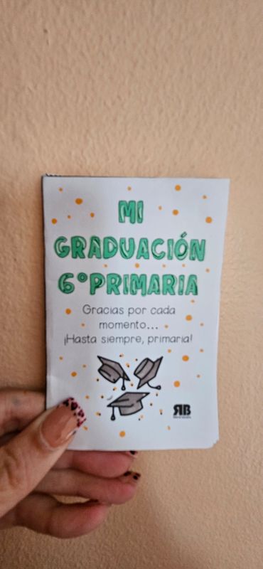 Minilibro &quot;Mi graduación de 6° Primaria&quot;