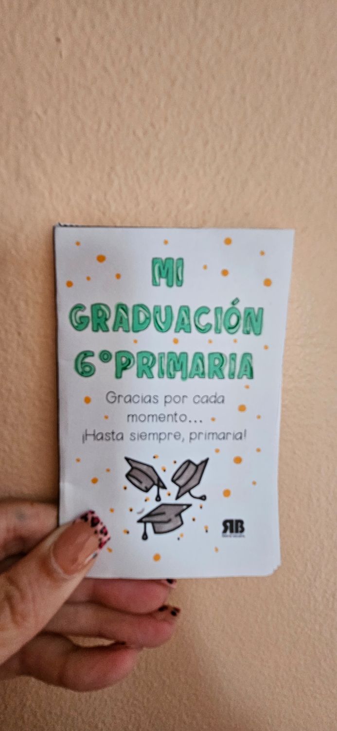 Minilibro &quot;Mi graduación de 6° Primaria&quot;