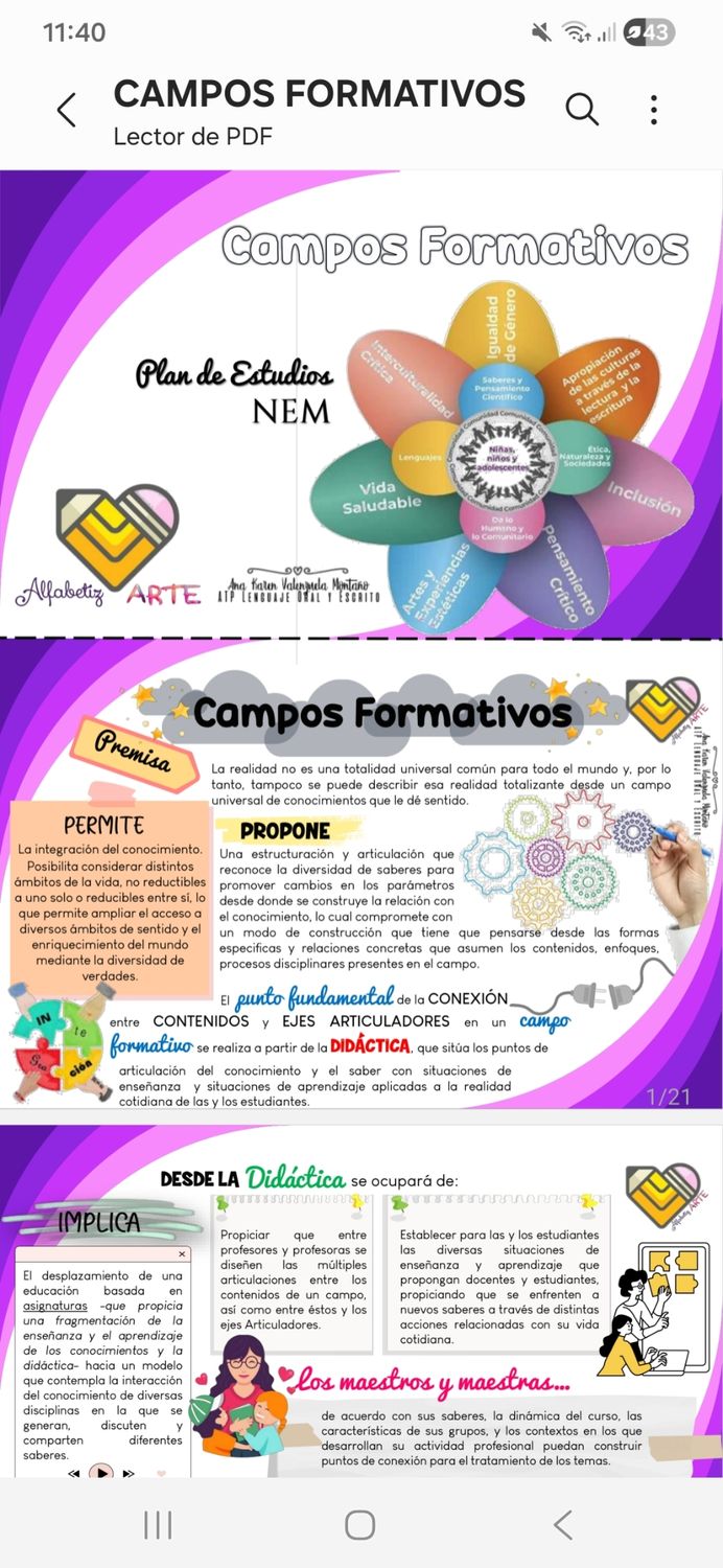 Campos Formativos