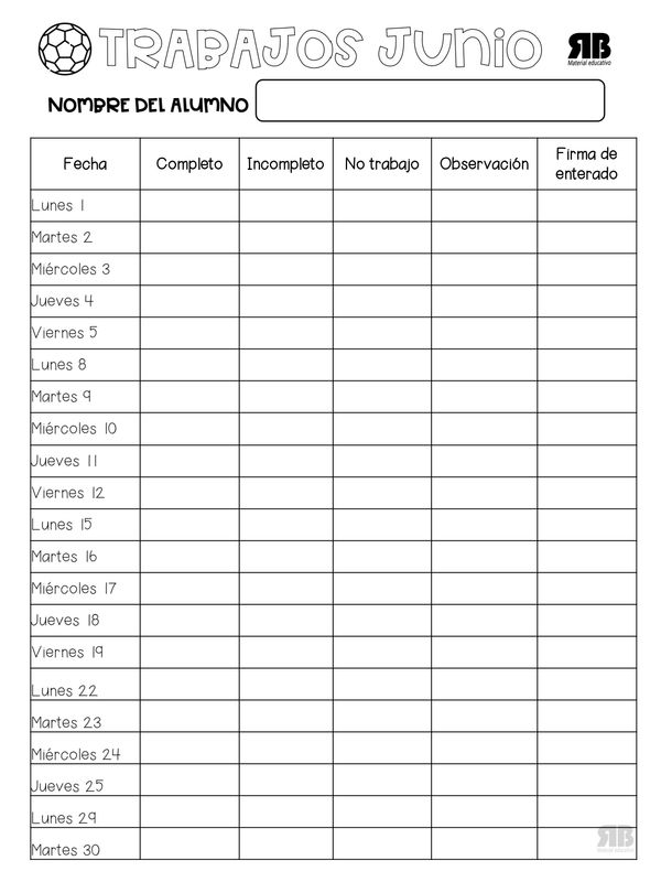 REGISTRO JUNIO