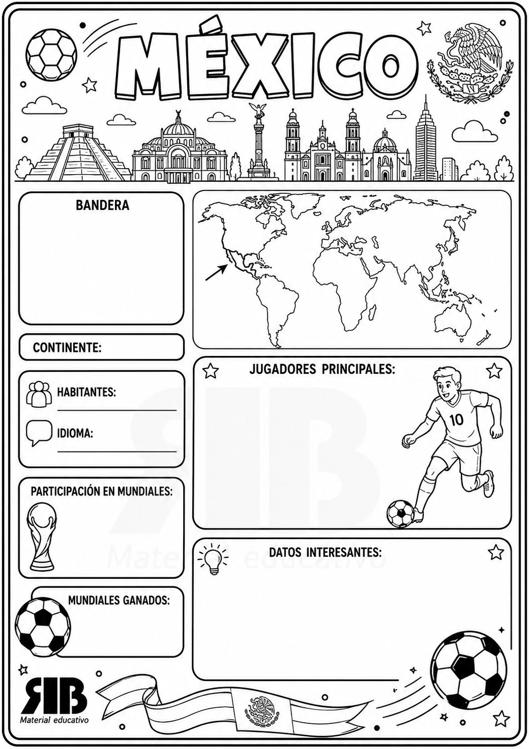 FICHAS MUNDIAL