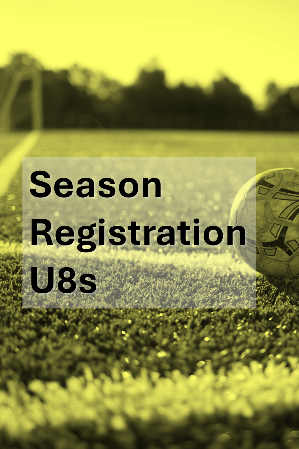 Registration: U8 (Boys and Girls born in 2017 - Mixed Team)