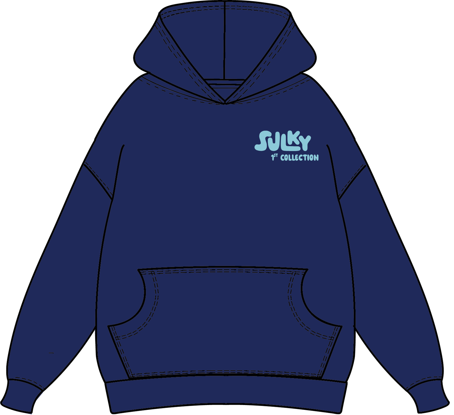 Deep Sea Oversized Hoodie - 1st Collection