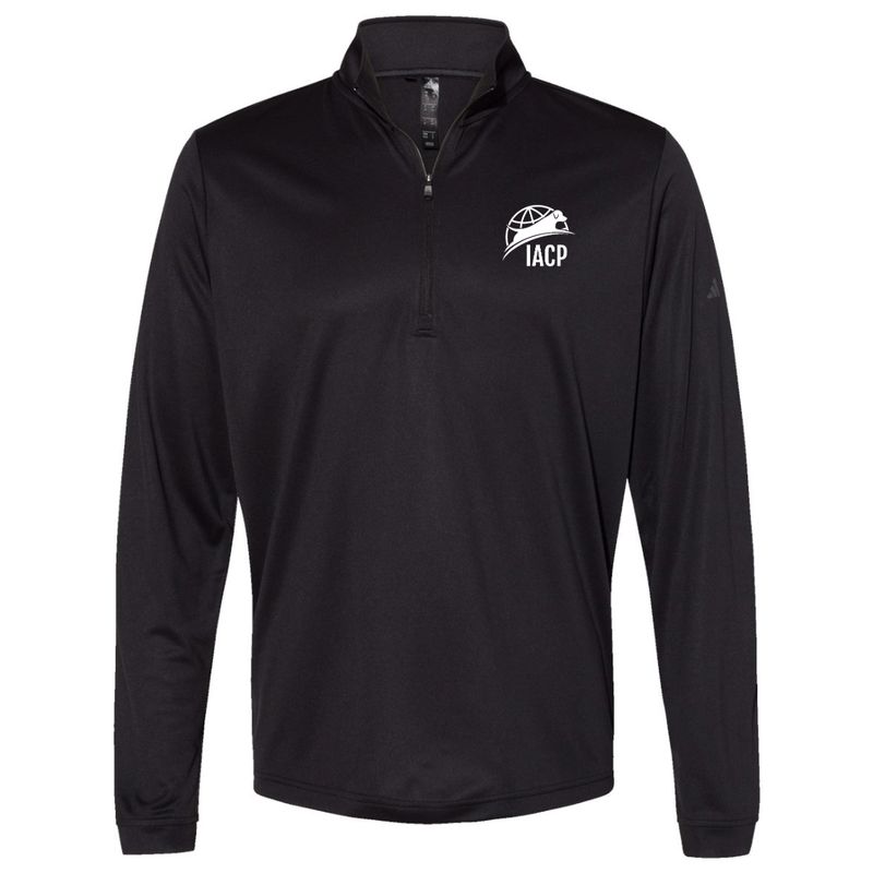 IACP Long Sleeve Quarter Zip: Black