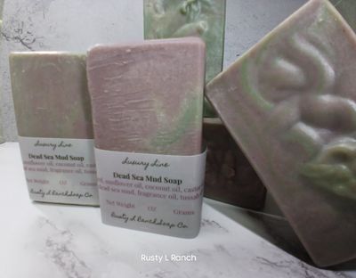 Dead Sea Mud Bars   Indian sandalwood &amp; patchouli