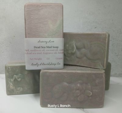 Dead Sea Mud Bars   Indian sandalwood &amp; patchouli