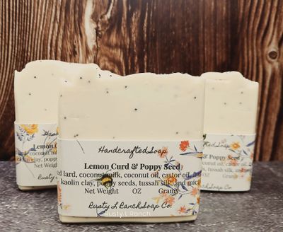 Lemon Curd &amp; Poppy seed with coconut milk