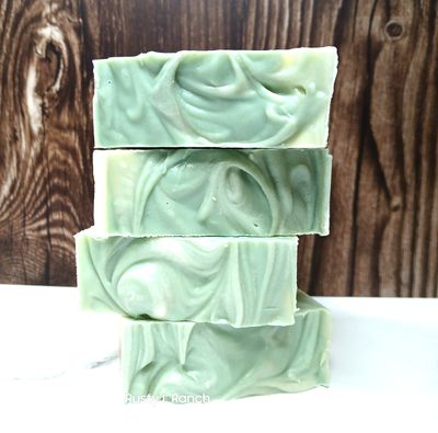 Green Tea Goat&#39;s milk Soap