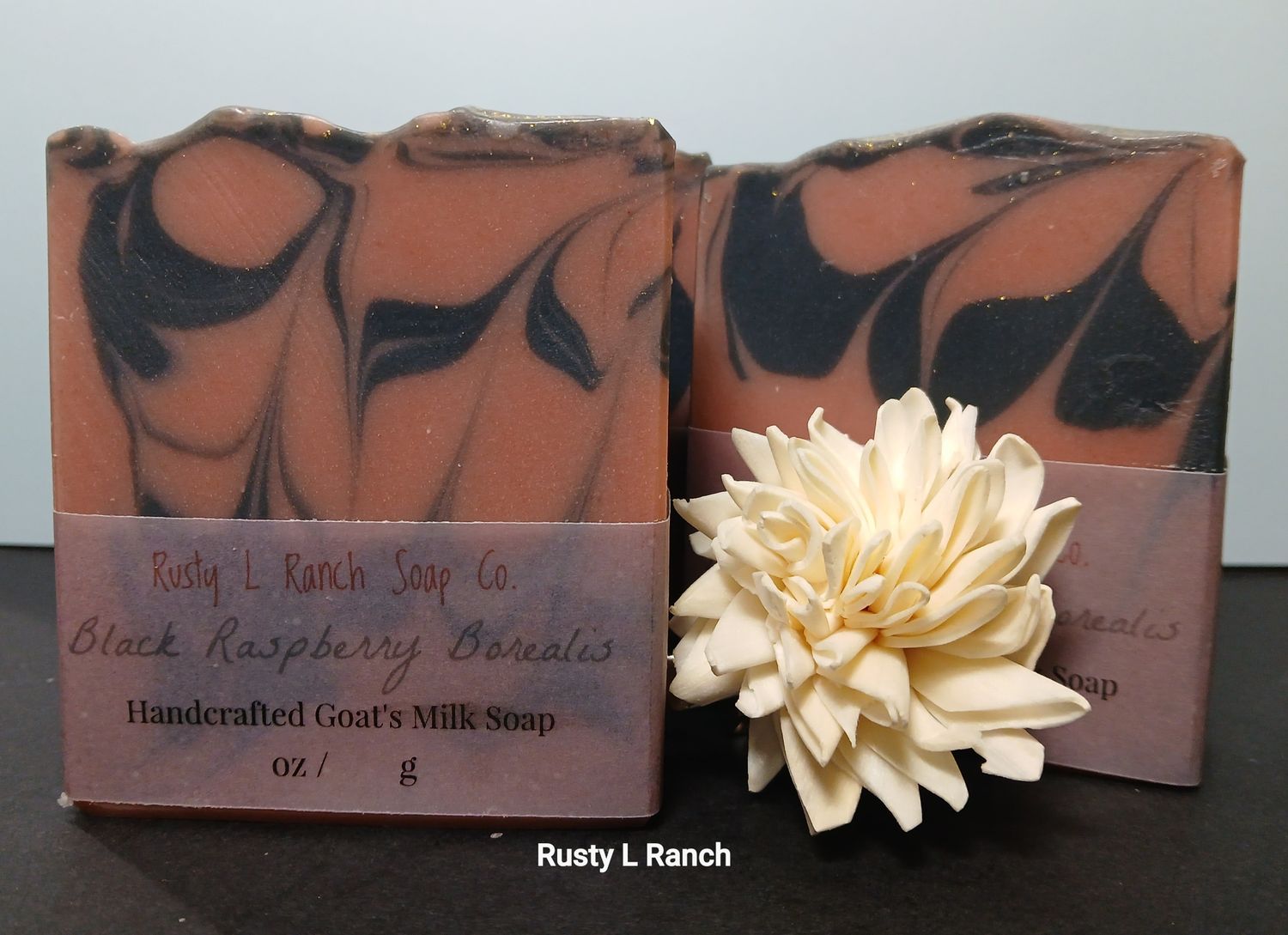 Black Raspberry Borealis ( goat's milk soap )