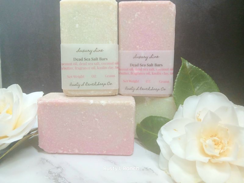 Dead Sea Salt Bars   Coconut lime verbena