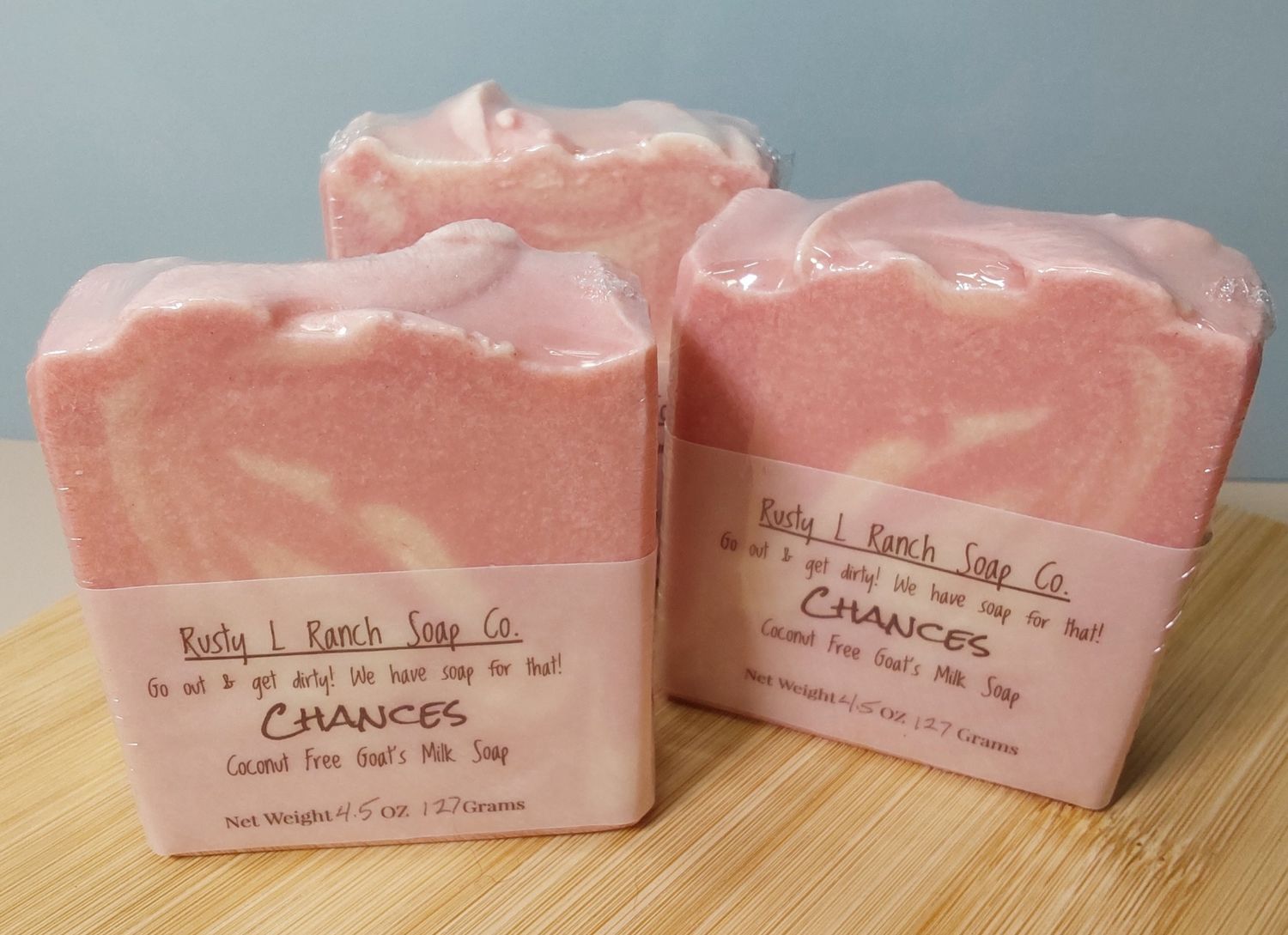 Chances  (Coconut Free goat's milk soap)