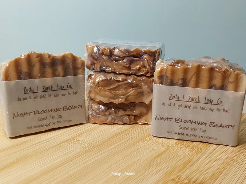 Night Blooming Beauty Coconut Free soaps (travel size)