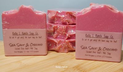 Sea Salt &amp; Orchid Coconut Free goat's milk soap 