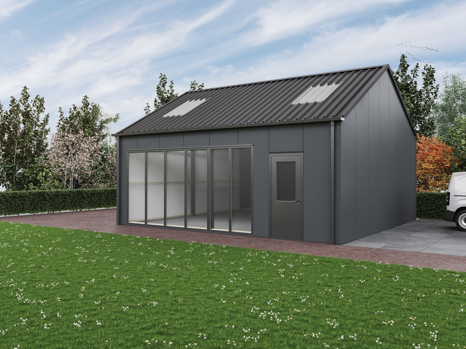 Prefab schuur 6x12m - Studio