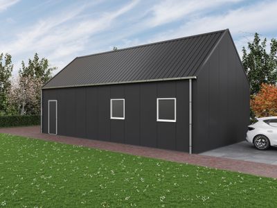 Prefab schuur 6x12m