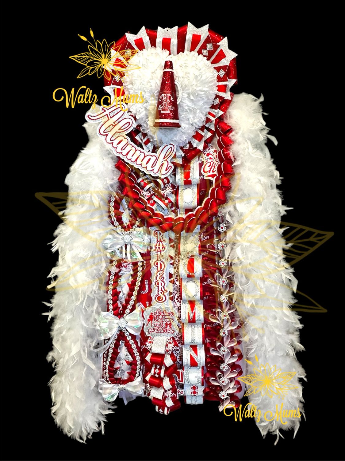 Heart Shaped Homecoming Mum