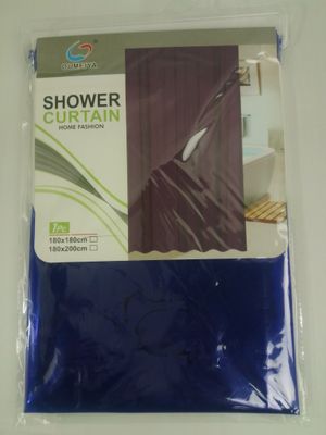 Shower Curtain 180x180CM  ($1.95/unit) (60units/order) 6 Asst  Designs 