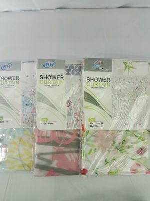 Shower Curtain 180X180cm 6 Asst Designs ($2.15/unit) (60units/order)